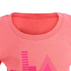 T-Shirt 500 Manches Courtes Gym Baby Imprimé Rose -ProSportif Boutique t shirt 500 manches courtes gym baby imprime rose 2