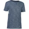 T-Shirt 500 Manches Courtes Gym Garçon Gris Bleu -ProSportif Boutique t shirt 500 manches courtes gym garcon gris bleu