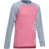 T-Shirt 500 Manches Longues Gym Fille Imprimé Rose Gris -ProSportif Boutique t shirt 500 manches longues gym fille imprime rose gris
