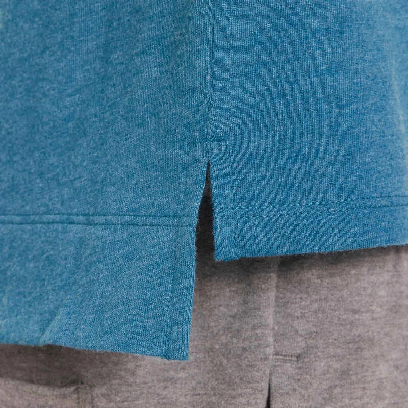 T-Shirt 500 Manches Longues Gym Garçon Imprimé Bleu Pétrole 12 T-Shirt 500 Manches Longues Gym Garçon Imprimé Bleu Pétrole – Image 10