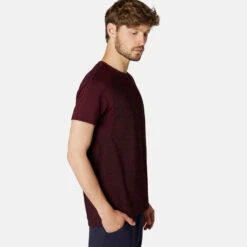 T-Shirt 520 Homme Bordeaux Avec Motif