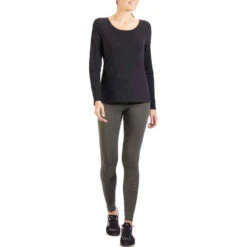 T-Shirt 900 Manches Longues Gym & Pilates Femme Noir 29 T-Shirt 900 Manches Longues Gym & Pilates Femme Noir -ProSportif Boutique t shirt 900 manches longues gym pilates femme kaki 12