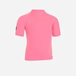 T-shirt Anti UV Bébé Manches Courtes Rose