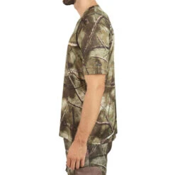 T-SHIRT CHASSE MANCHES COURTES 100 RESPIRANT CAMOUFLAGE TREEMETIC -ProSportif Boutique t shirt chasse respirant 100 manches courtes camouflage foret 2