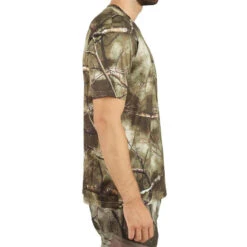 T-SHIRT CHASSE MANCHES COURTES 100 RESPIRANT CAMOUFLAGE TREEMETIC -ProSportif Boutique t shirt chasse respirant 100 manches courtes camouflage foret 3