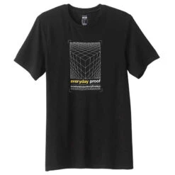 T-shirt Fitness Manches Courtes Slim Coton Col Rond Homme Noir à Motifs -ProSportif Boutique t shirt coton extensible fitness slim 16