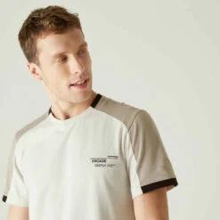 T-Shirt Coton Extensible Fitness Tombé Arrondi -ProSportif Boutique t shirt coton extensible fitness tombe arrondi 3