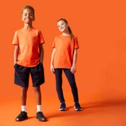 T-shirt Coton éco-conçu Enfant Mixte - Uni -ProSportif Boutique t shirt coton mixte enfant 500 bleu 4