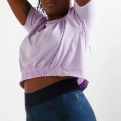 T-shirt Crop Top Ample Fitness -ProSportif Boutique t shirt crop top ample fitness 4