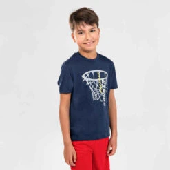 T-SHIRT / MAILLOT DE BASKETBALL ENFANT - TS500 FAST MARINE -ProSportif Boutique t shirt de basketball pour garconslashfille ts500 fast gris shoes 3