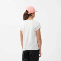 Quechua T-Shirt De Randonnée - MH100 BEIGE - Enfant 7-15 Ans -ProSportif Boutique t shirt de randonnee mh100 rose enfant 7 15 ans 3