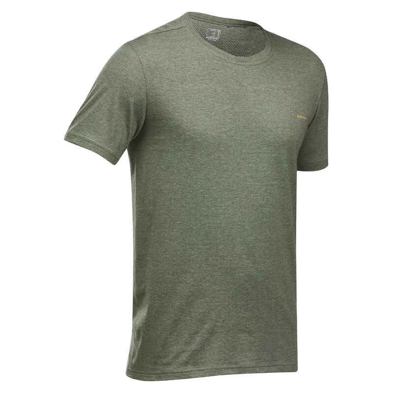 Quechua T-shirt NH500 Fresh Rec Khaki Men 3 Quechua T-shirt NH500 Fresh Rec Khaki Men