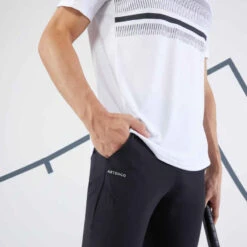 Artengo T-Shirt De Tennis Manches Courtes Homme - Essential Blanc -ProSportif Boutique t shirt de tennis tts100 homme blanc 2