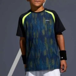 Artengo T SHIRT ENFANT 500 NOIR JAUNE 19 Artengo T SHIRT ENFANT 500 NOIR JAUNE -ProSportif Boutique t shirt enfant 500 noir jaune 7