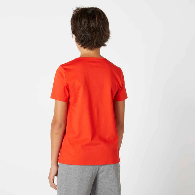T-shirt Enfant Coton - Basique Rouge Avec Imprimé 5 T-shirt Enfant Coton - Basique Rouge Avec Imprimé – Image 3