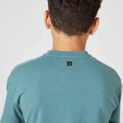 T-shirt Enfant Coton Respirant - 500 Vert Kaki -ProSportif Boutique t shirt enfant coton respirant 500 gris fonce 2