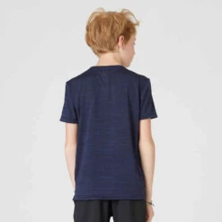 T-shirt Enfant Synthétique Respirant - 500 Marine 10 T-shirt Enfant Synthétique Respirant - 500 Marine -ProSportif Boutique t shirt enfant synthetique respirant 500 marine 1