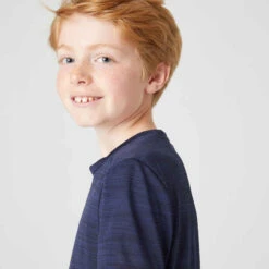 T-shirt Enfant Synthétique Respirant - 500 Marine 11 T-shirt Enfant Synthétique Respirant - 500 Marine -ProSportif Boutique t shirt enfant synthetique respirant 500 marine 2