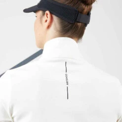 Artengo T-Shirt Tennis Manches Longues Thermique Femme - TH 900 Blanc Cassé -ProSportif Boutique t shirt femme manches longues ts th 900 noir 6