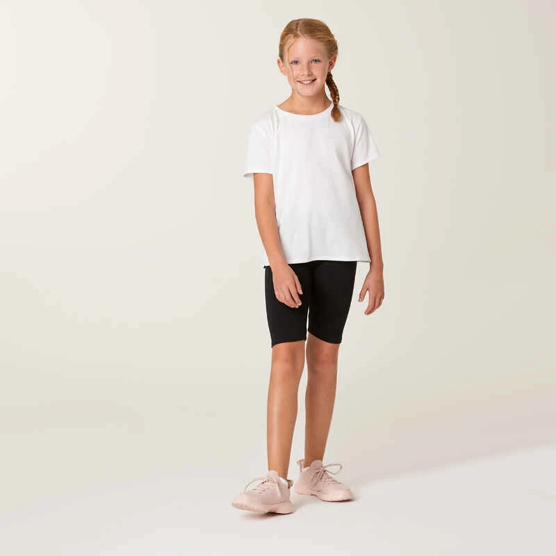 T-SHIRT FILLE COTON Blanc 6 T-SHIRT FILLE COTON Blanc – Image 4