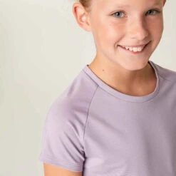 Decathlon T-shirt Fille Respirant - S500 Violet 10 Decathlon T-shirt Fille Respirant - S500 Violet -ProSportif Boutique t shirt fille respirant s500 noir 2