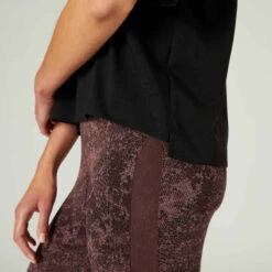 T-shirt Fitness Manches Courtes Large Coton Majoritaire Femme - 520 Noir -ProSportif Boutique t shirt fitness manches courtes large coton majoritaire femme 520 blanc 5