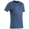 T-shirt Laine Mérinos De Trek Voyage - TRAVEL 100 Bleu Homme -ProSportif Boutique t shirt laine merinos de trek voyage travel 100 bleu homme