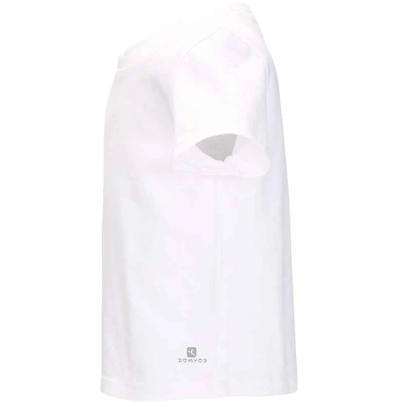 T-Shirt Manches Courtes 100 Baby Gym Blanc 7 T-Shirt Manches Courtes 100 Baby Gym Blanc – Image 5