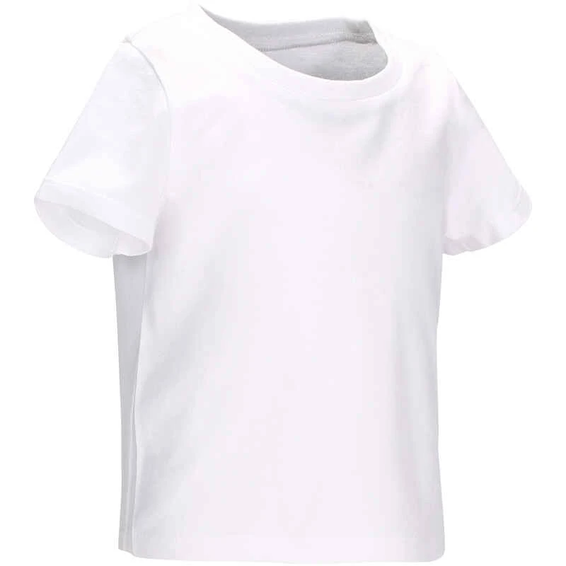 T-Shirt Manches Courtes 100 Baby Gym Blanc 3 T-Shirt Manches Courtes 100 Baby Gym Blanc