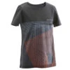 T-shirt Enfant Coton - Basique Gris Foncé Avec Imprimé 1 T-shirt Enfant Coton - Basique Gris Foncé Avec Imprimé -ProSportif Boutique t shirt manches courtes 100 garcon gym enfant rouge imprime