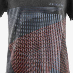 T-shirt Enfant Coton - Basique Gris Foncé Avec Imprimé -ProSportif Boutique t shirt manches courtes 100 garcon gym enfant rouge imprime 3