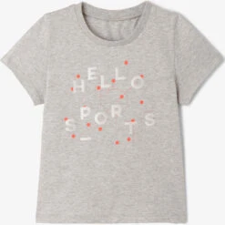 T-shirt Manches Courtes 100 Lotx2 Gris/Rose -ProSportif Boutique t shirt manches courtes 100 lotx2 grisslashrose 2