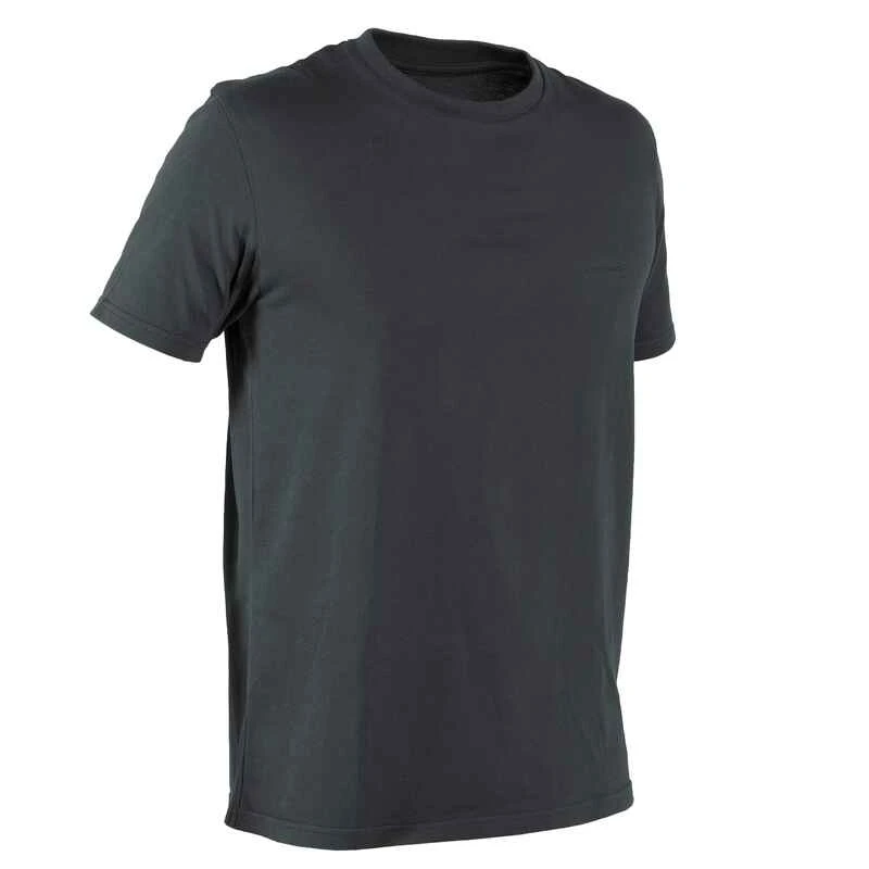 T-shirt Manches Courtes Coton Homme - 100 Carbon Gris 8 T-shirt Manches Courtes Coton Homme - 100 Carbon Gris – Image 6