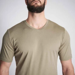 T-shirt Manches Courtes Respirant Chasse Homme 100 Vert Clair -ProSportif Boutique t shirt manches courtes respirant chasse homme 100 camouflage vert 2