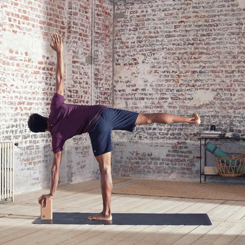 T SHIRT MANCHES COURTES SANS COUTURE YOGA DYNAMIQUE HOMME BORDEAUX 4 T SHIRT MANCHES COURTES SANS COUTURE YOGA DYNAMIQUE HOMME BORDEAUX – Image 2