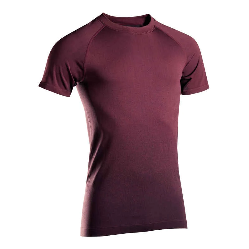 T SHIRT MANCHES COURTES SANS COUTURE YOGA DYNAMIQUE HOMME BORDEAUX 3 T SHIRT MANCHES COURTES SANS COUTURE YOGA DYNAMIQUE HOMME BORDEAUX