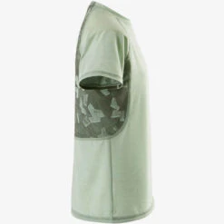 T-Shirt Respirant Manches Courtes S900 Garçon GYM ENFANT Kaki Clair -ProSportif Boutique t shirt respirant manches courtes s900 garcon gym enfant kaki clair 2