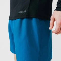 Kalenji Men's Running Breathable Long-Sleeved T-shirt Sun Protect - Black -ProSportif Boutique t shirt running anti uv homme blanc 5