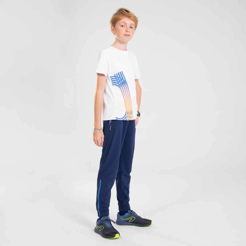 T-Shirt Running Respirant Enfant - KIPRUN DRY+ Blanc 13 T-Shirt Running Respirant Enfant - KIPRUN DRY+ Blanc – Image 11
