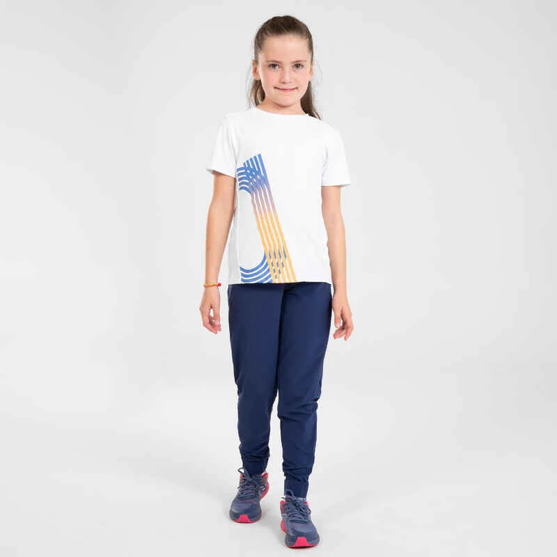 T-Shirt Running Respirant Enfant - KIPRUN DRY+ Blanc 15 T-Shirt Running Respirant Enfant - KIPRUN DRY+ Blanc – Image 13