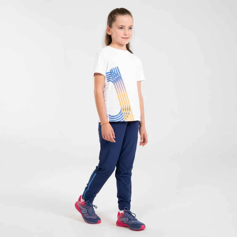 T-Shirt Running Respirant Enfant - KIPRUN DRY+ Blanc 16 T-Shirt Running Respirant Enfant - KIPRUN DRY+ Blanc – Image 14