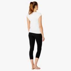 T-Shirt Slim 500 Femme Blanc -ProSportif Boutique t shirt slim 500 femme blanc 3