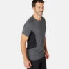 T-shirt Fitness Manches Courtes Slim Coton Col Rond Homme Gris Foncé 1 T-shirt Fitness Manches Courtes Slim Coton Col Rond Homme Gris Foncé -ProSportif Boutique t shirt slim 900 homme vert fonce