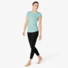 T-shirt Sport Pilates Gym Douce Femme 520 Vert -ProSportif Boutique t shirt sport pilates gym douce femme 520 vert