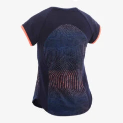 T-shirt Enfant Synthétique Respirant - 500 Bleu Marine Avec Imprimé 9 T-shirt Enfant Synthétique Respirant - 500 Bleu Marine Avec Imprimé -ProSportif Boutique t shirt synthetique respirant imprime navy fille 2