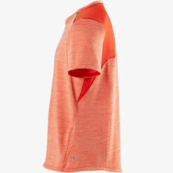 T-Shirt Synthétique Respirant Manches Courtes S500 Garçon GYM ENFANT Orange -ProSportif Boutique t shirt synthetique respirant manches courtes s500 garcon gym enfant orange 3