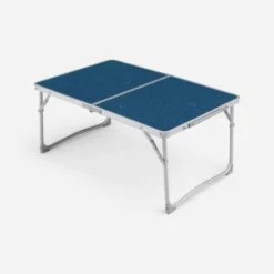 Quechua TABLE BASSE PLIANTE DE CAMPING - MH100 - BLEUE -ProSportif Boutique table basse pliante de camping mh100 bleue 2