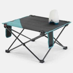 Quechua TABLE BASSE PLIANTE DE CAMPING MH100 Grise -ProSportif Boutique table basse pliante de camping mh100 grise 5