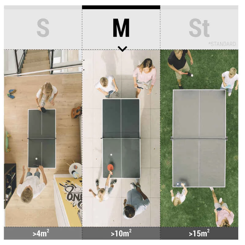 TABLE DE PING PONG PPT 100/130 MEDIUM INDOOR 10 TABLE DE PING PONG PPT 100/130 MEDIUM INDOOR – Image 8