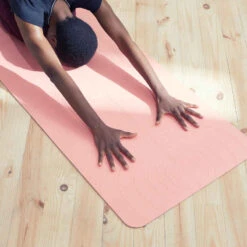 TAPIS LIGHT YOGA DOUX CLUB 5MM CORAIL -ProSportif Boutique tapis light yoga doux club 5 mm bleu marine 2